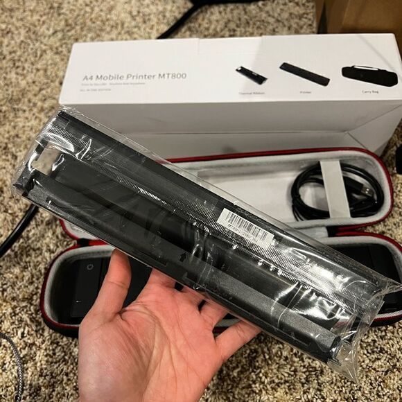 HPRT Wireless Bluetooth Portable Printer+Case+Ribbon 3 in 1 by Thermal Transfer - Picture 9 of 10